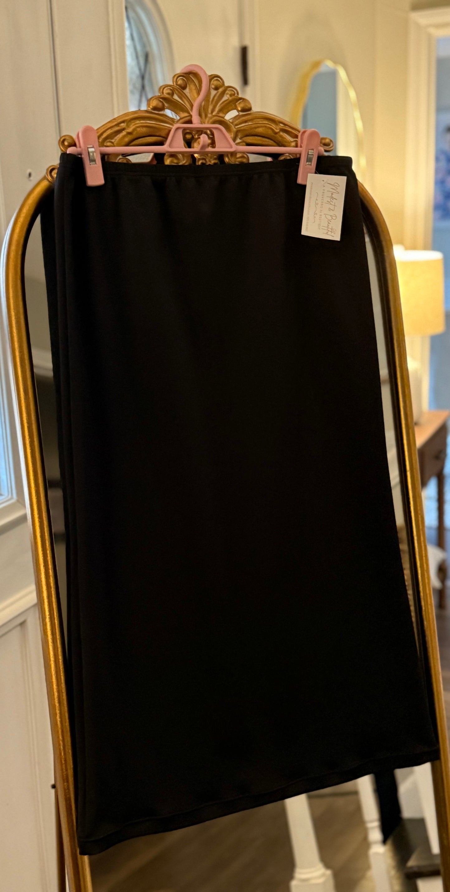 Smooth Techno Scuba Skirt