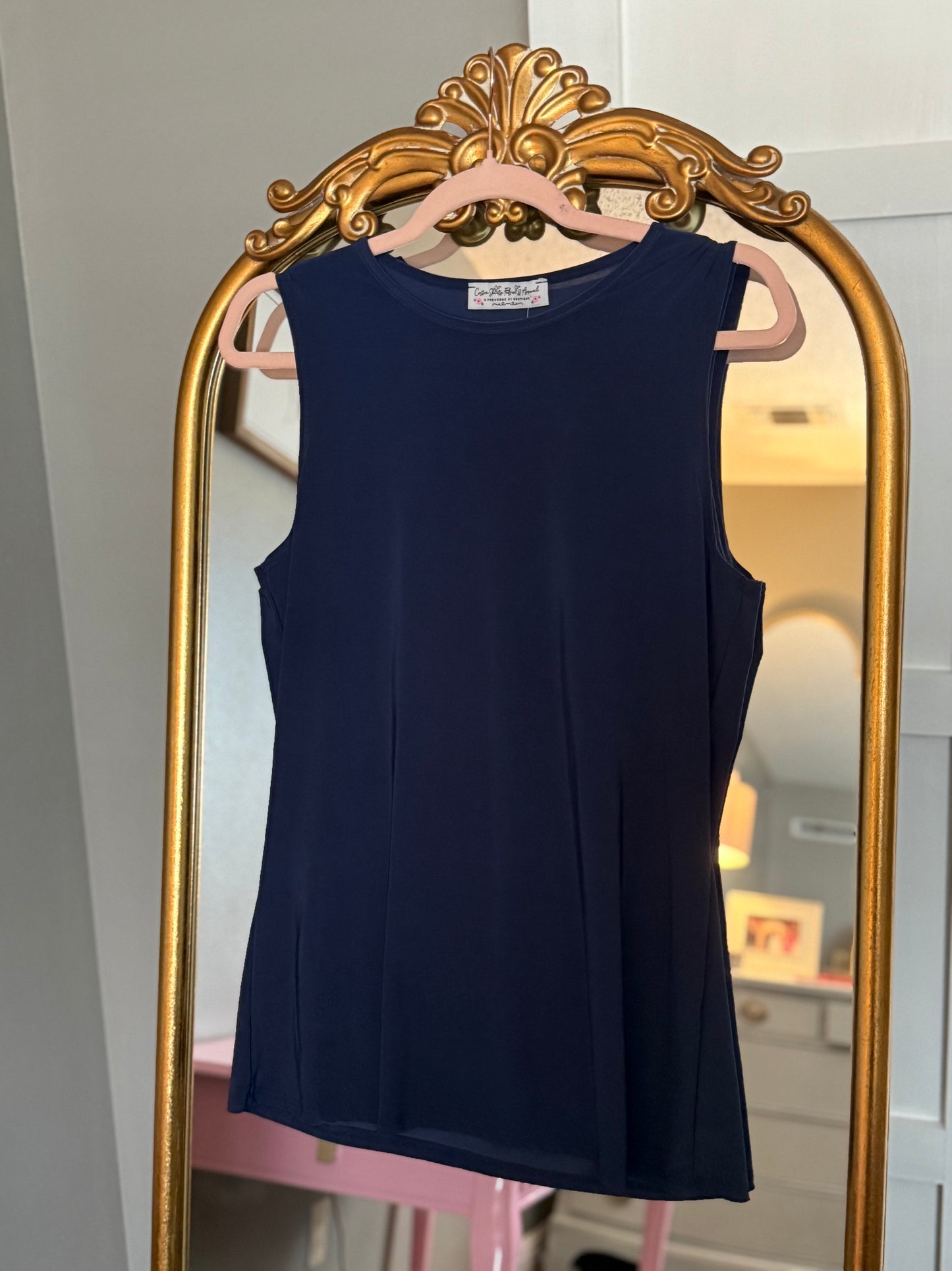 Girls Sleeveless Undershirt Full Length