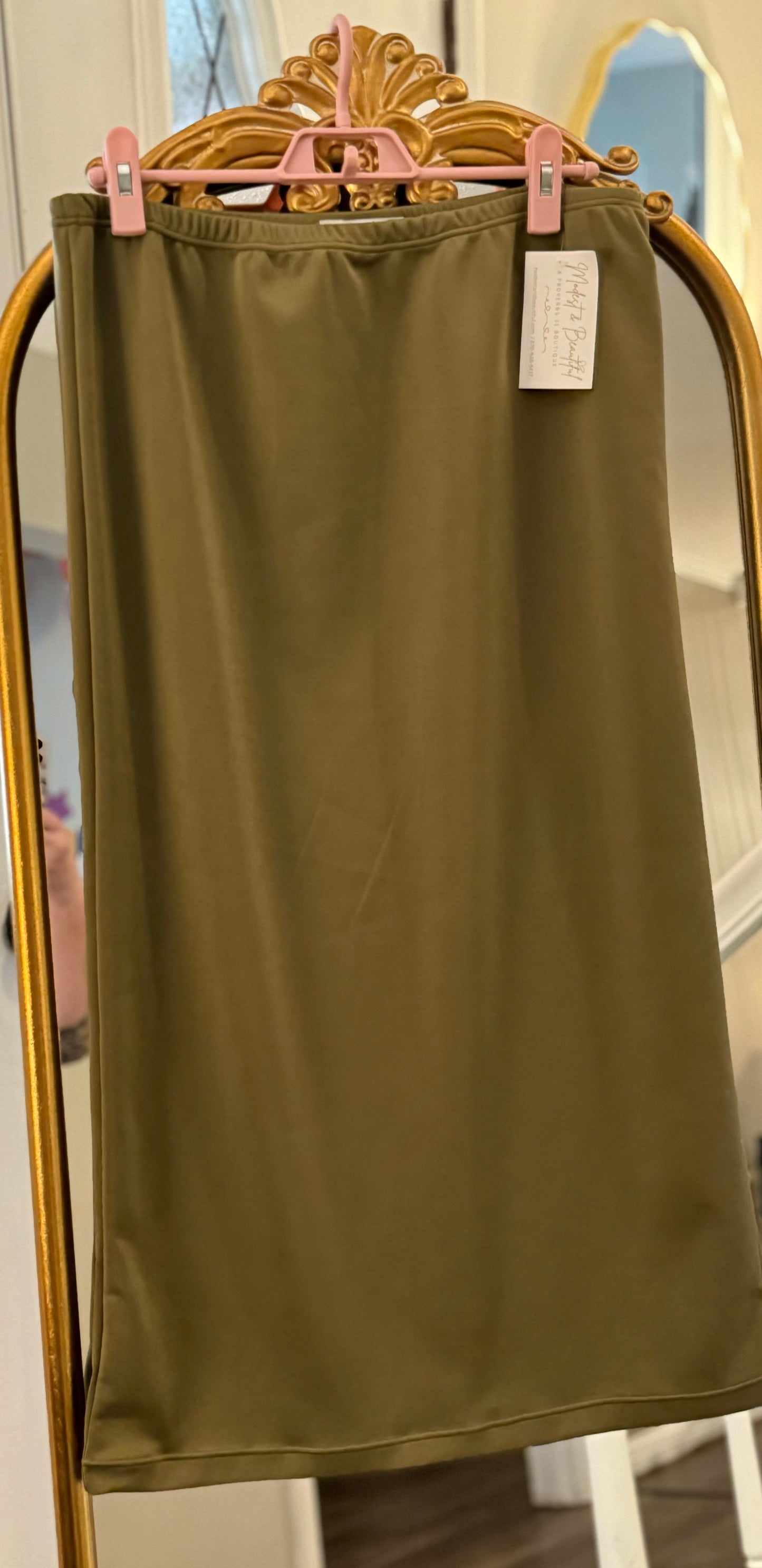 Smooth Techno Scuba Skirt