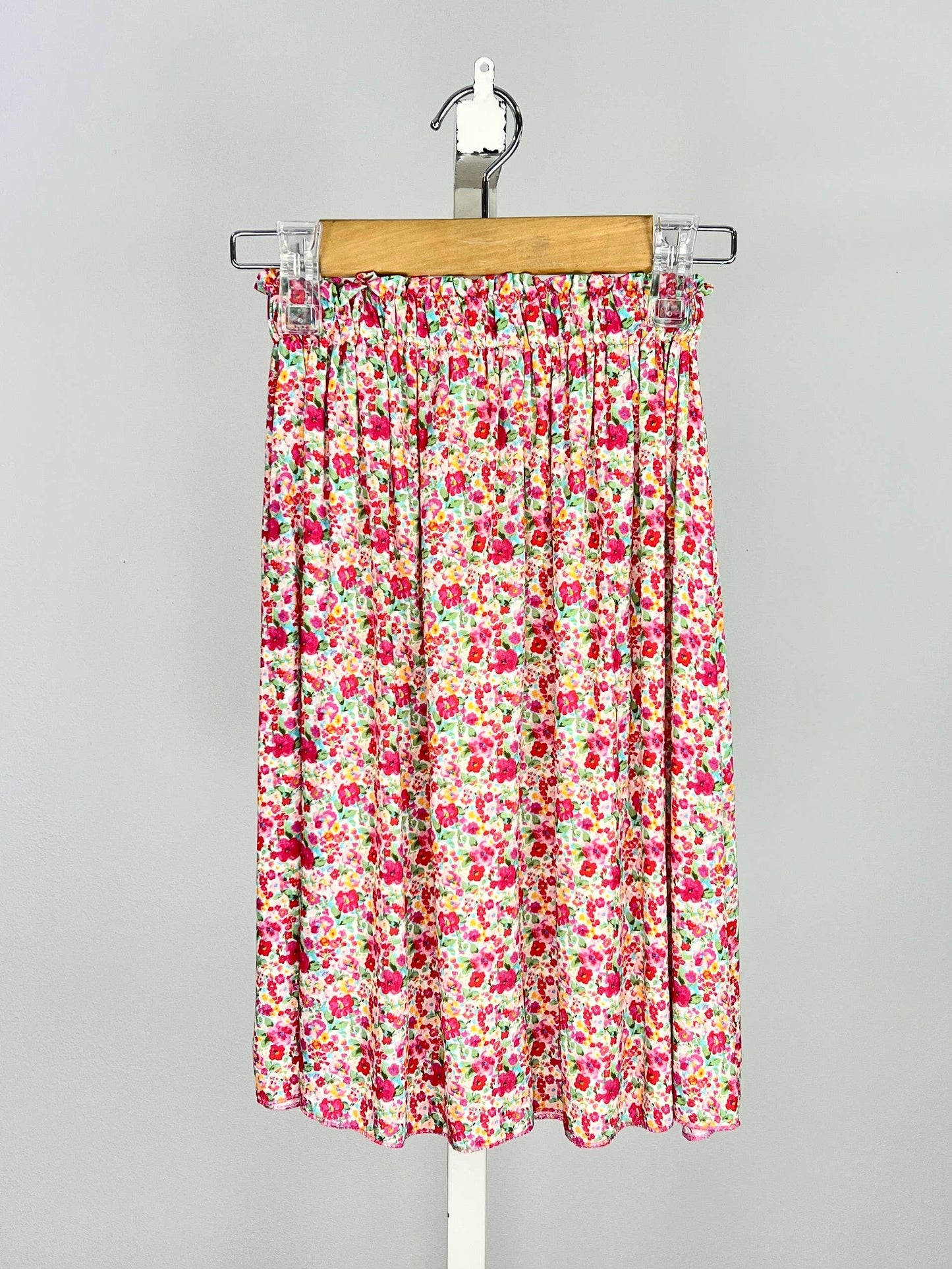 Floral print long skirt for girl