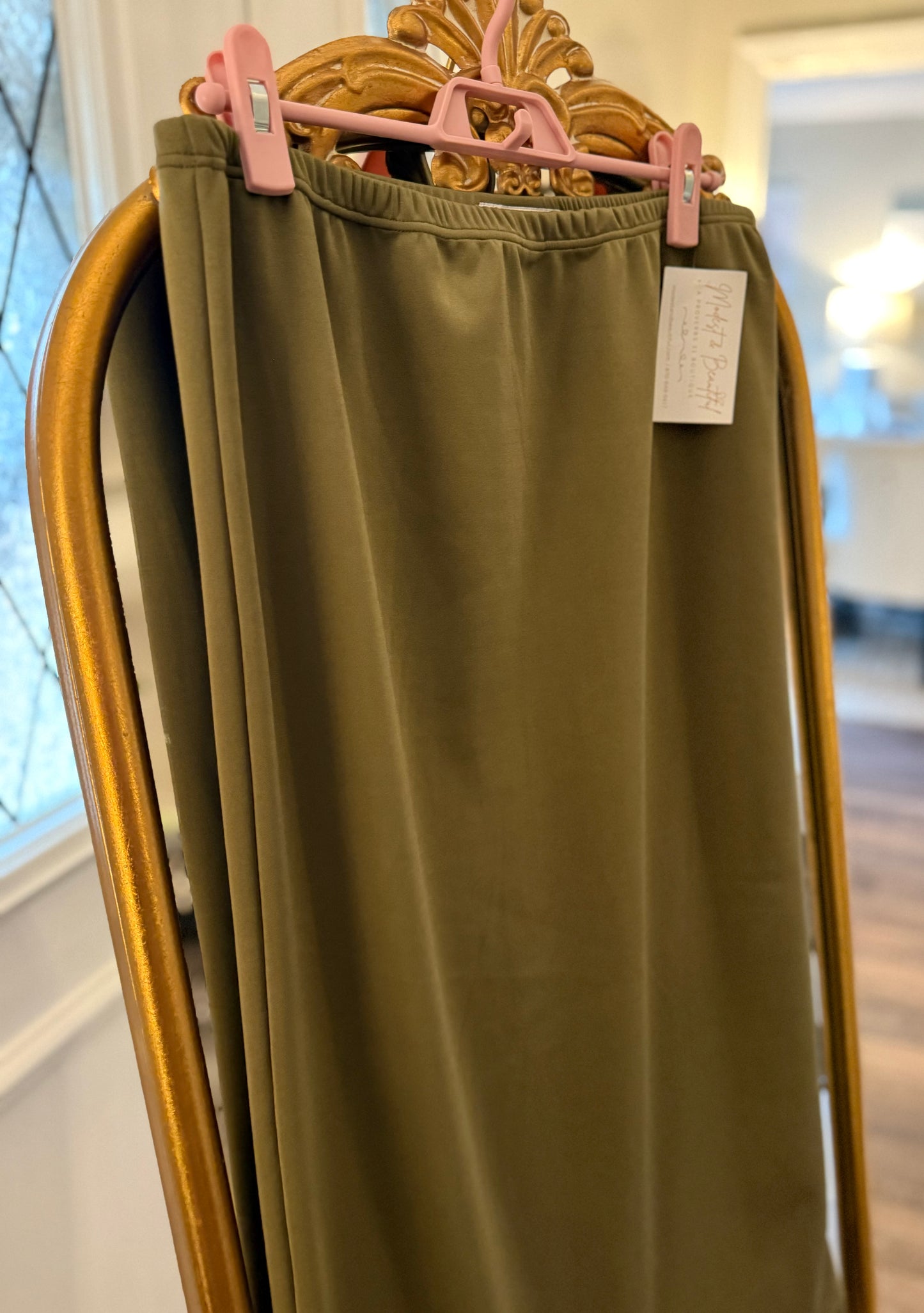 Smooth Techno Scuba Skirt