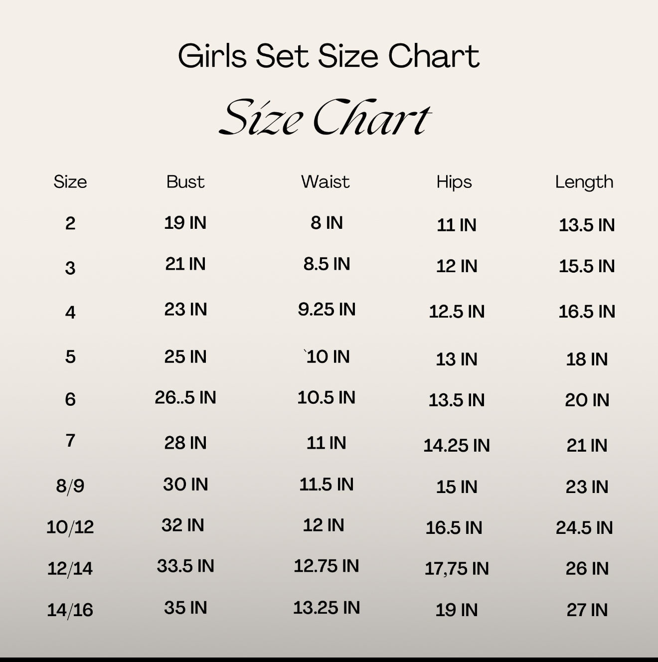 PREORDER Girls Sleep Set Long Sleeve