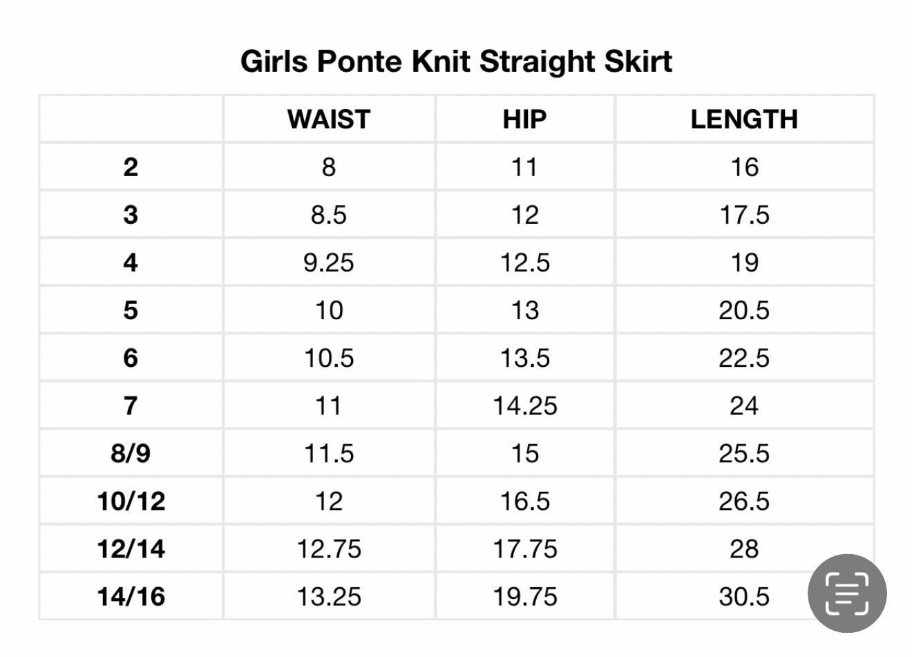 PREORDER Girls Bullet Knit Skirts