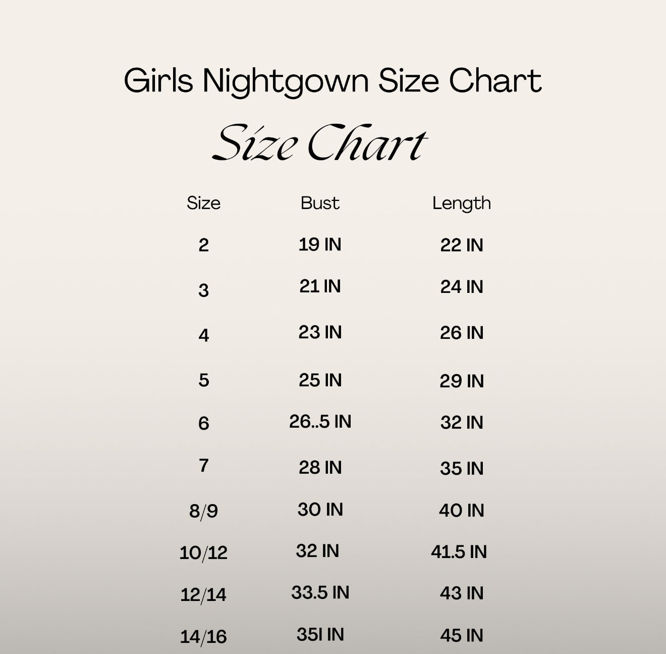 Girls Fall Nightgowns
