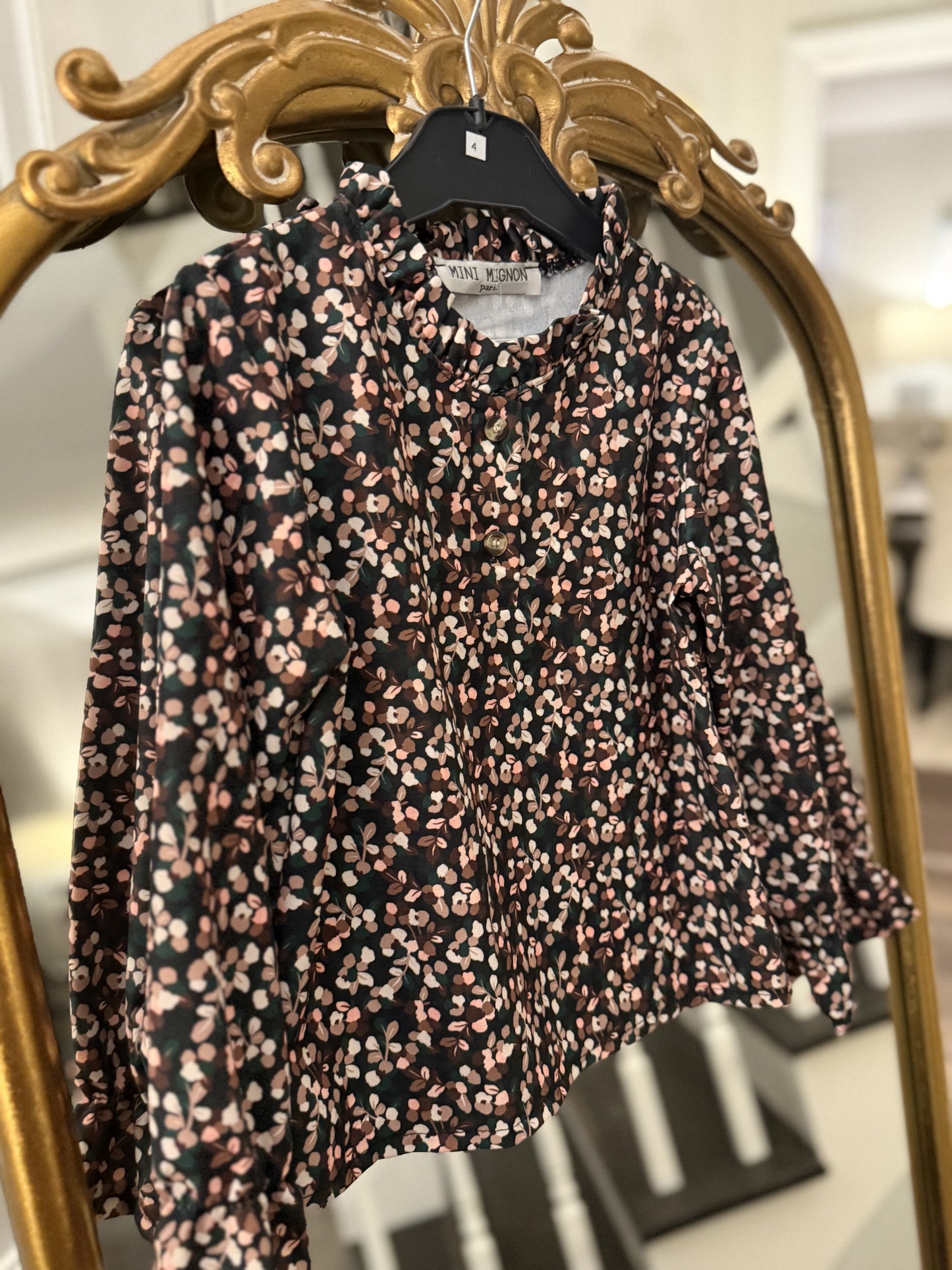 Paris Foilage Top
