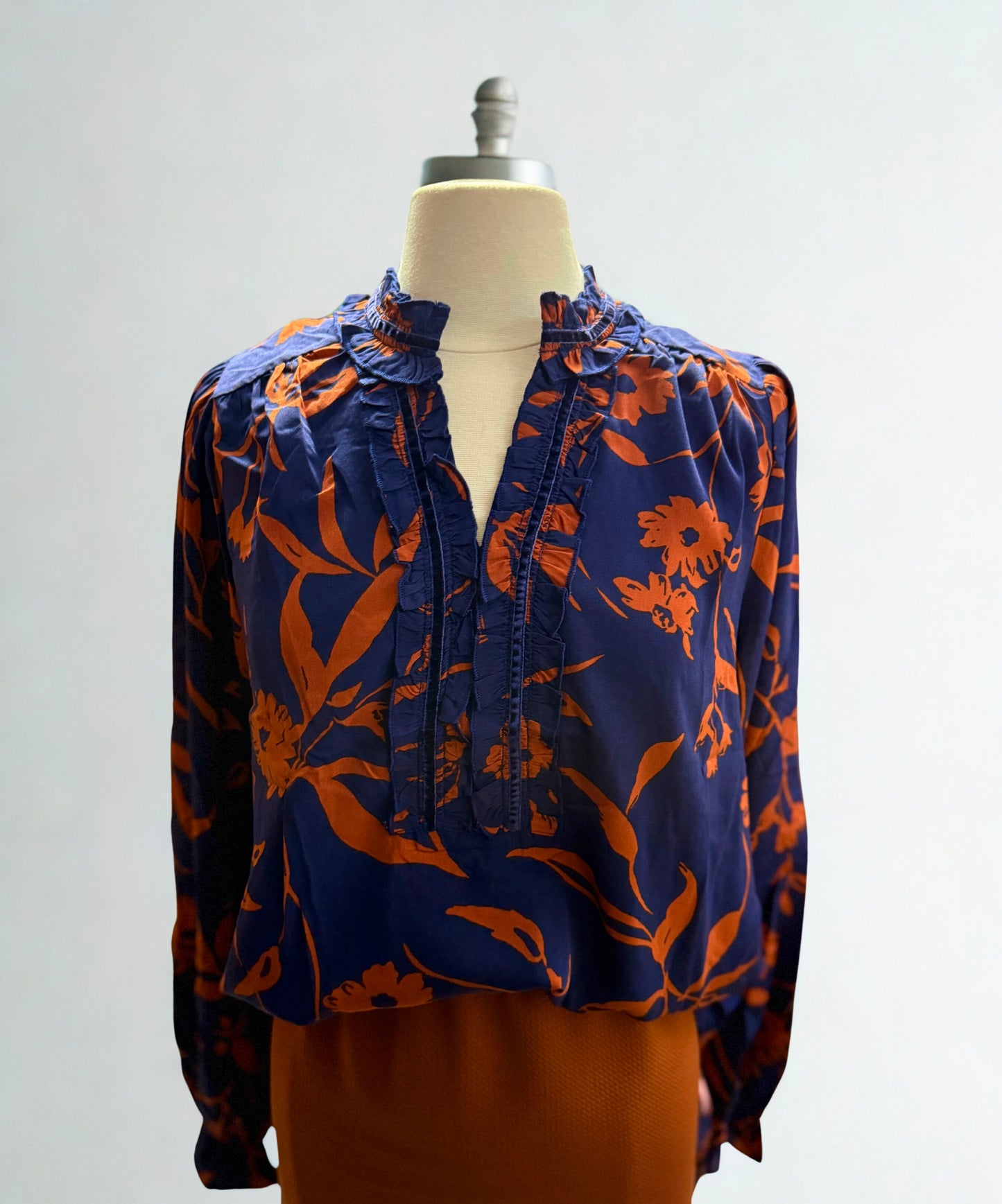 Navy Spice Top