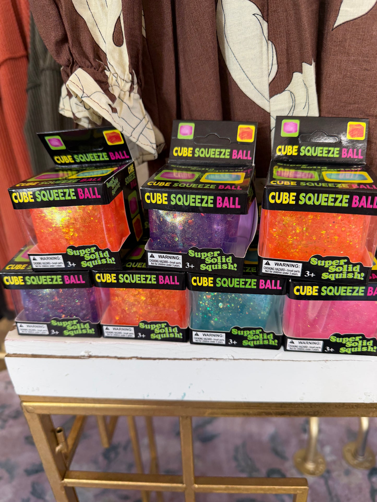 Cube Squeeze Ball