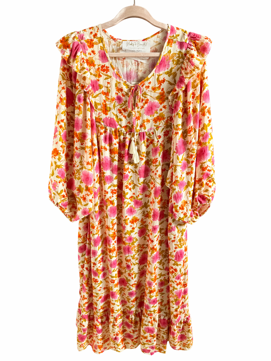 Golden Blooms Dress
