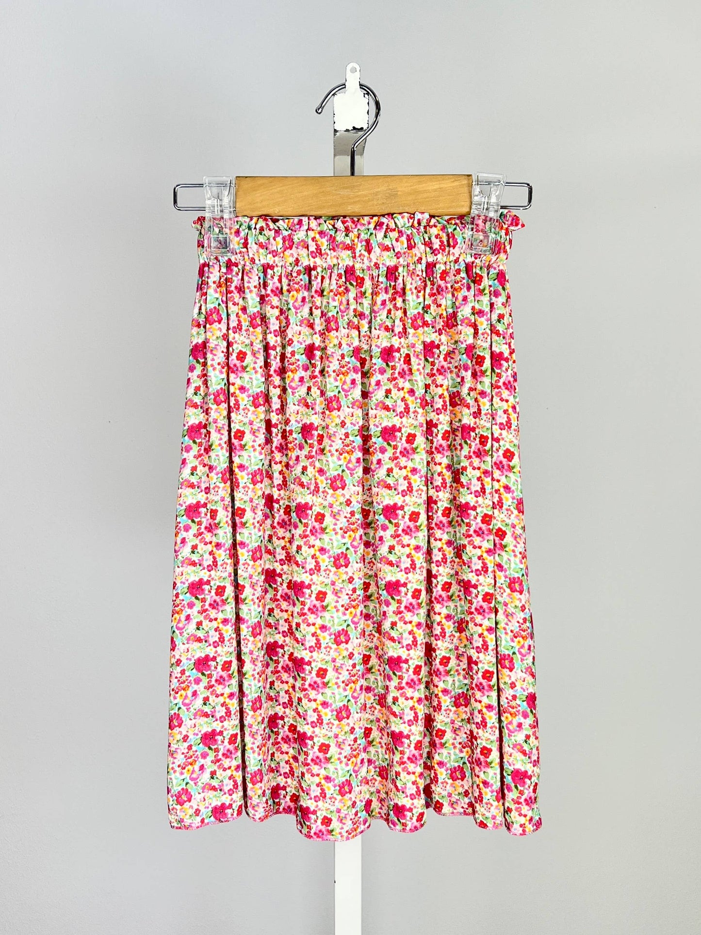 Floral print long skirt for girl