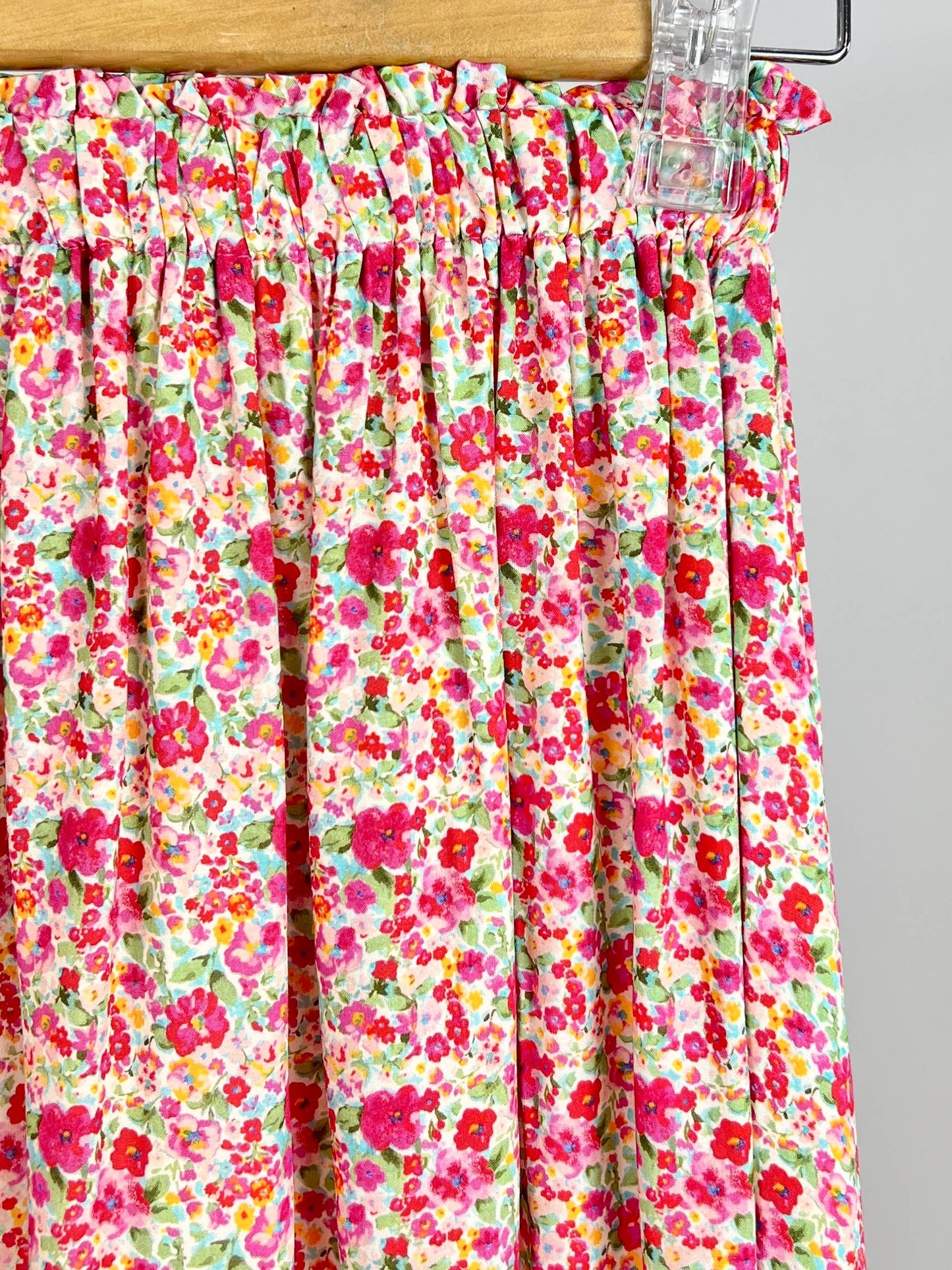 Floral print long skirt for girl