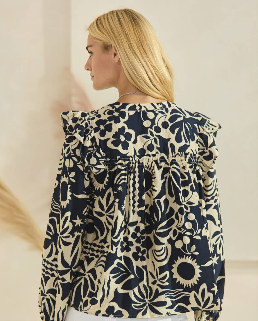 Navy Nights Top