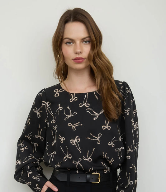 Delighted with Bows Top
