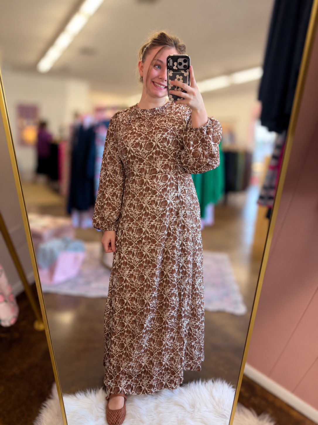 Fall Pleated Perfection Dress