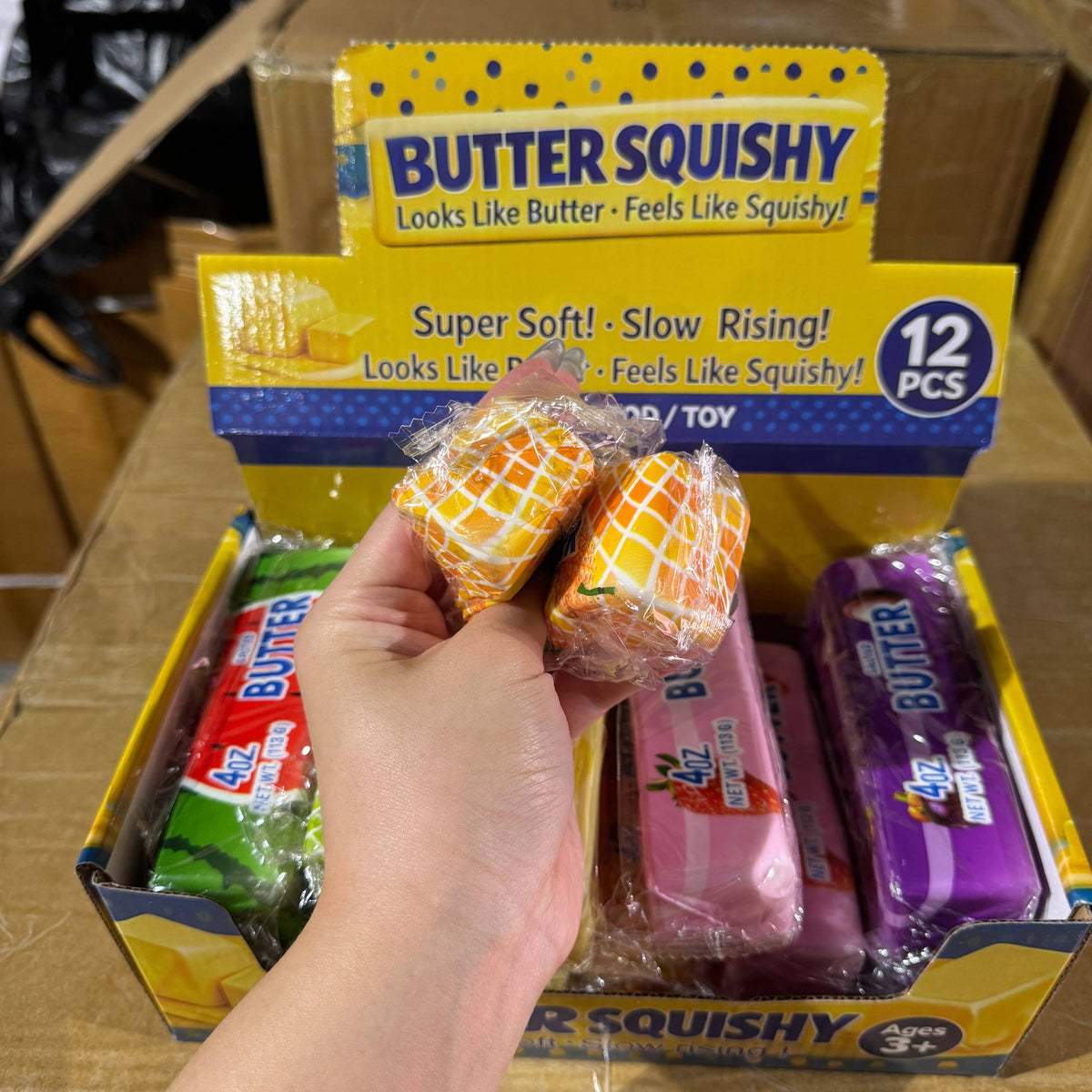 Squishy Foam Assorted Fruit Butter 12/pk | BR237