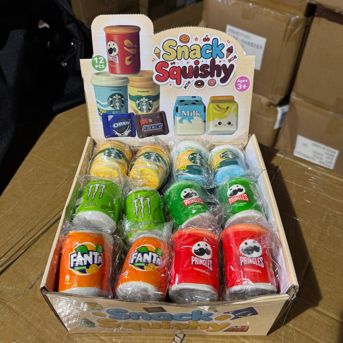 Assorted Foam Snacks and Drinks 24/pk | A227