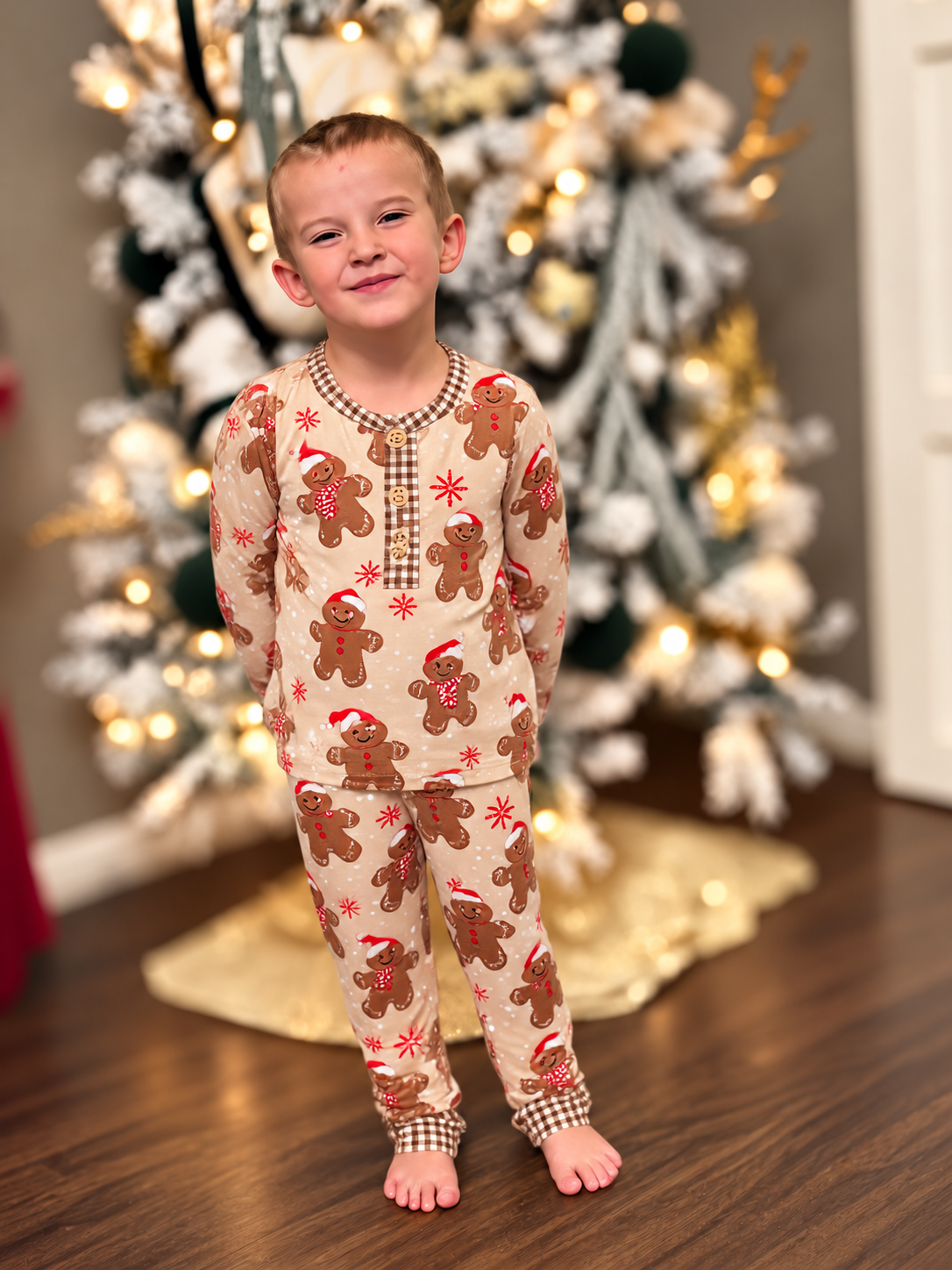 Boys Bamboo Christmas Pajamas