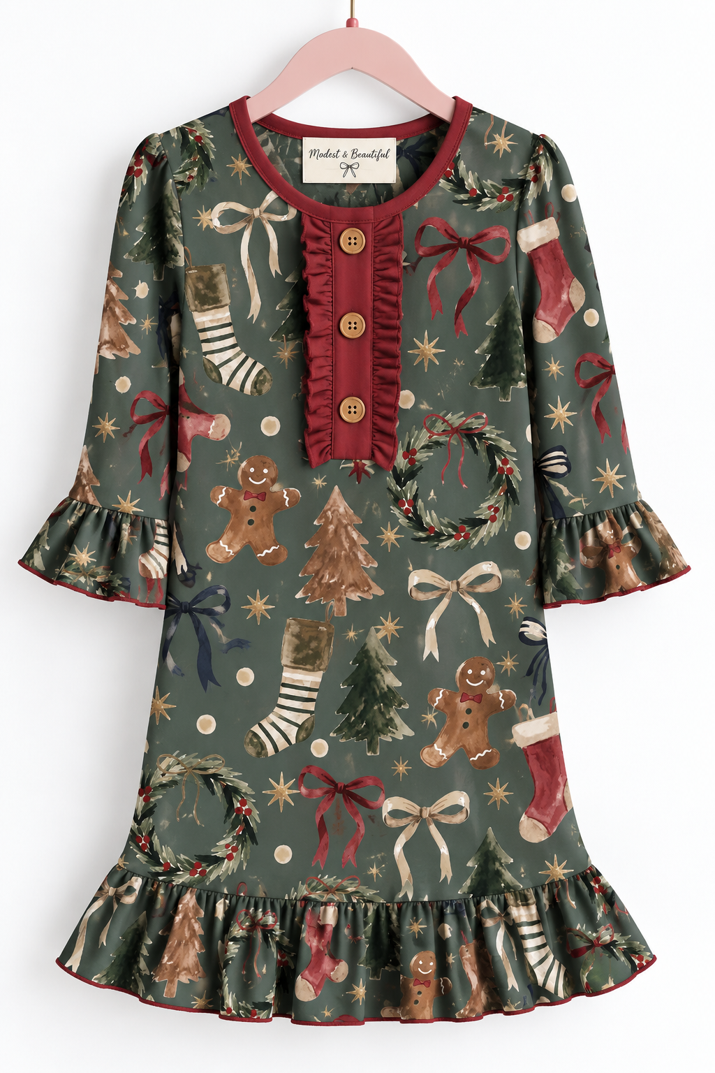 Preorder Christmas Girls Nightgowns