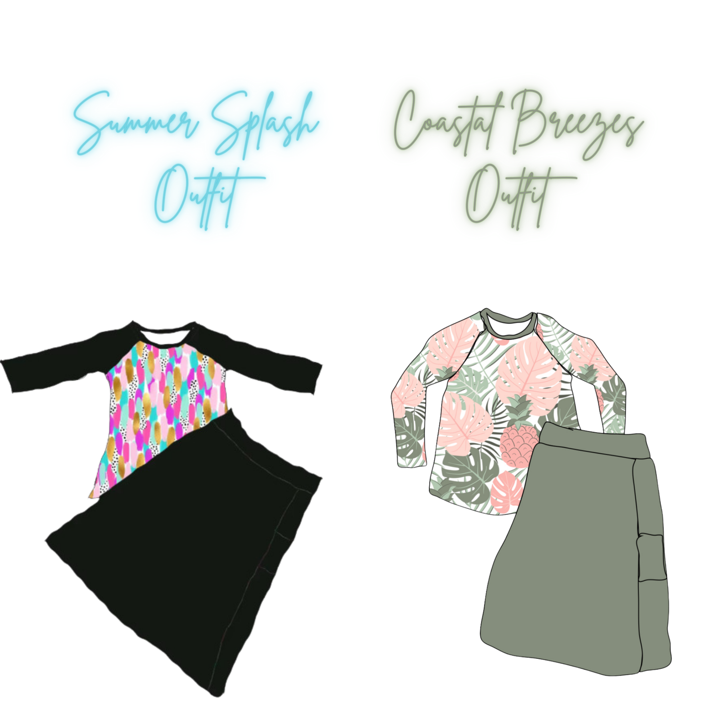 Womens Swim Skirt/Top Set 32 In Skirt