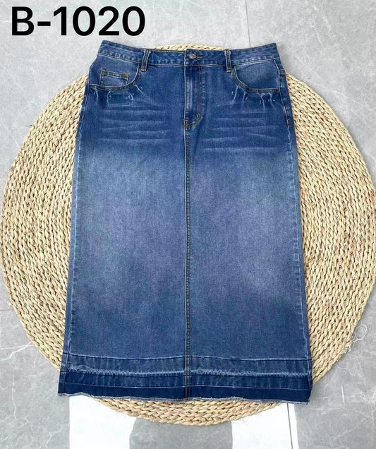 The “Julie” Denim Skirt - 33in - ETA - 1/31