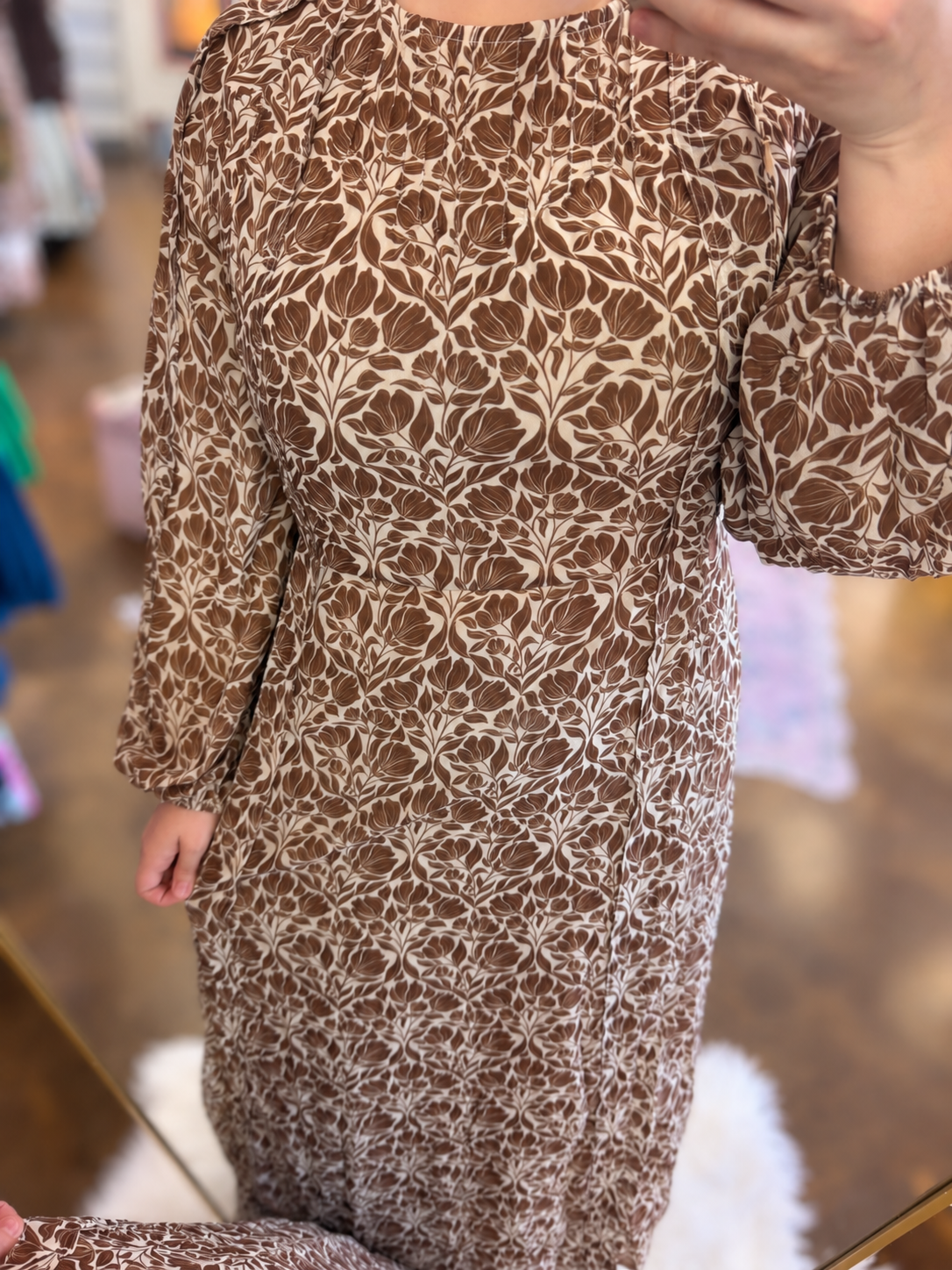 Fall Pleated Perfection Dress