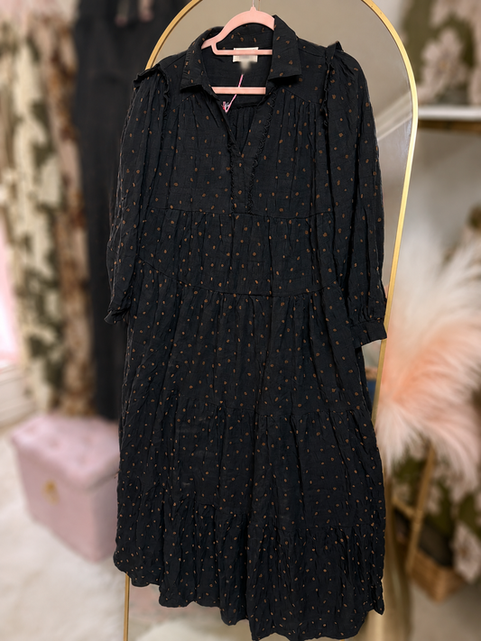 Mocha Dots Dress