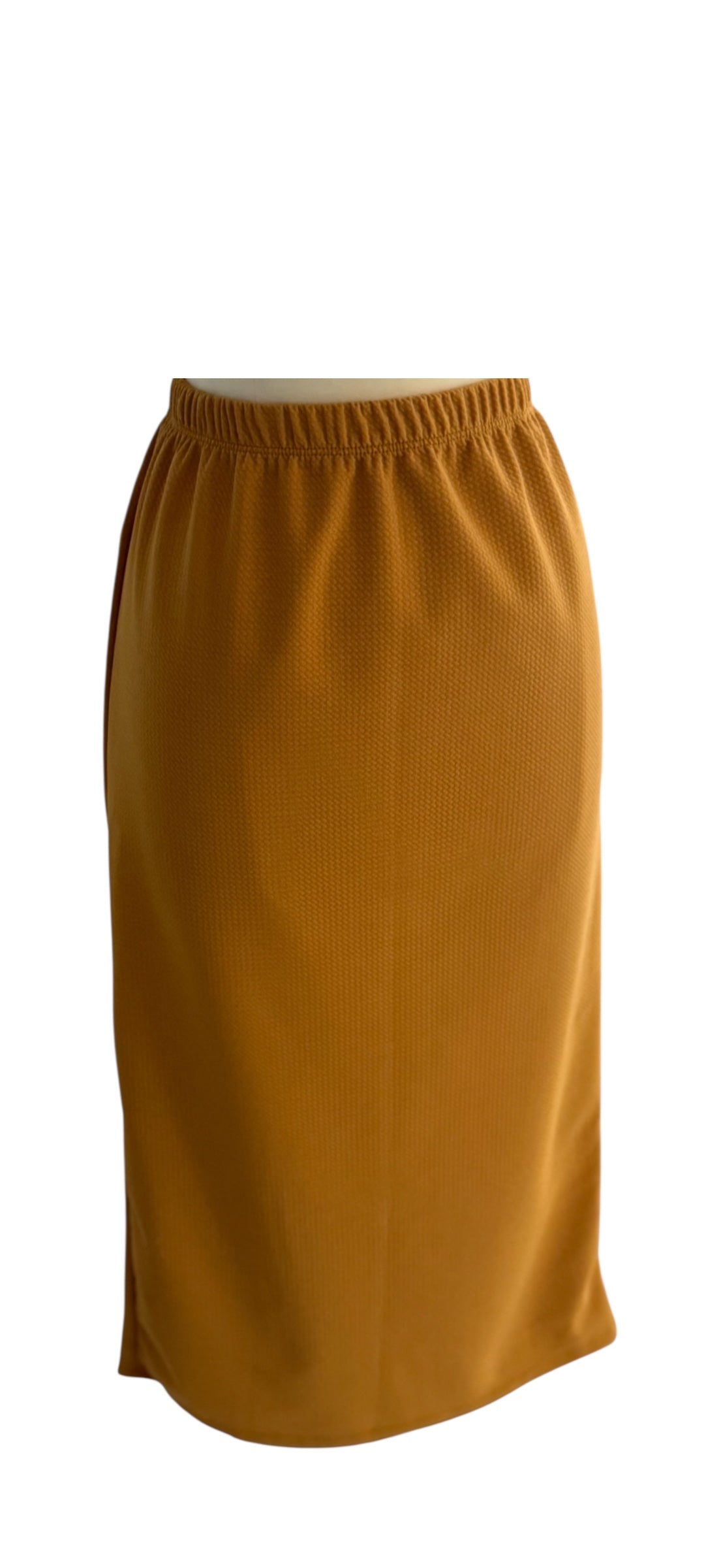 Mustard Bullet Knit Skirts - 31in Length