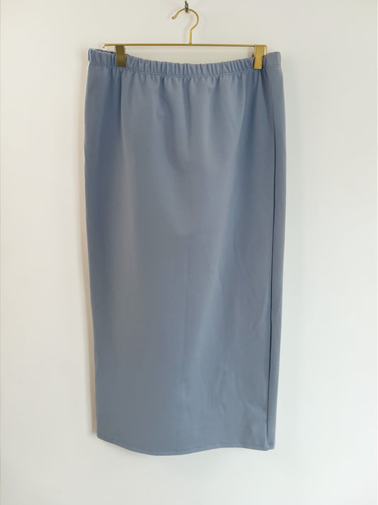 Summer Blue Ponte Skirt - 36in
