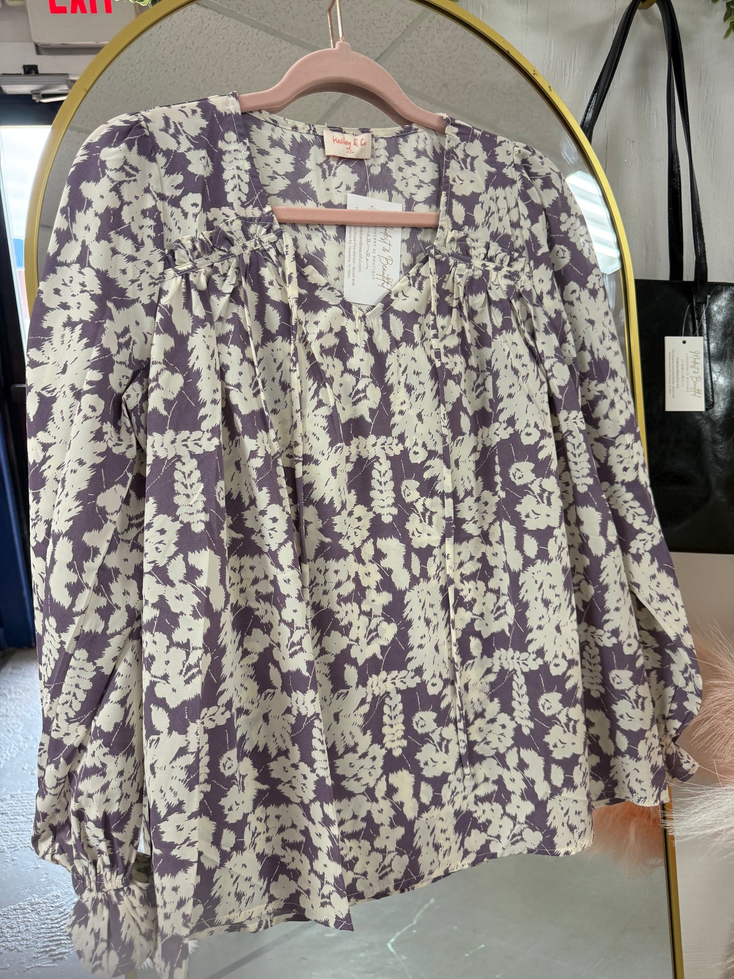 Lavendar Blooms Top