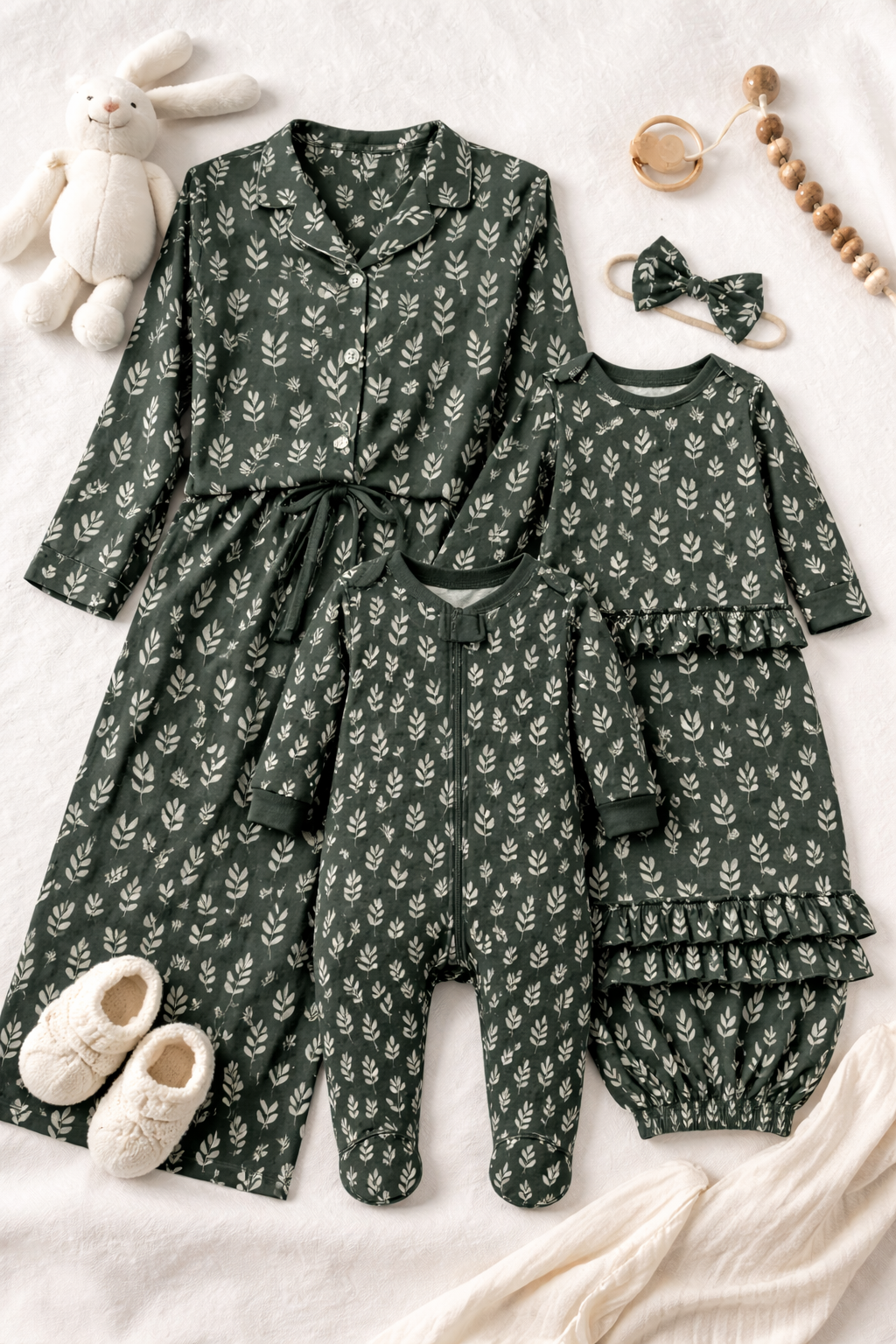 Women’s Button Front Sleep Set 31in