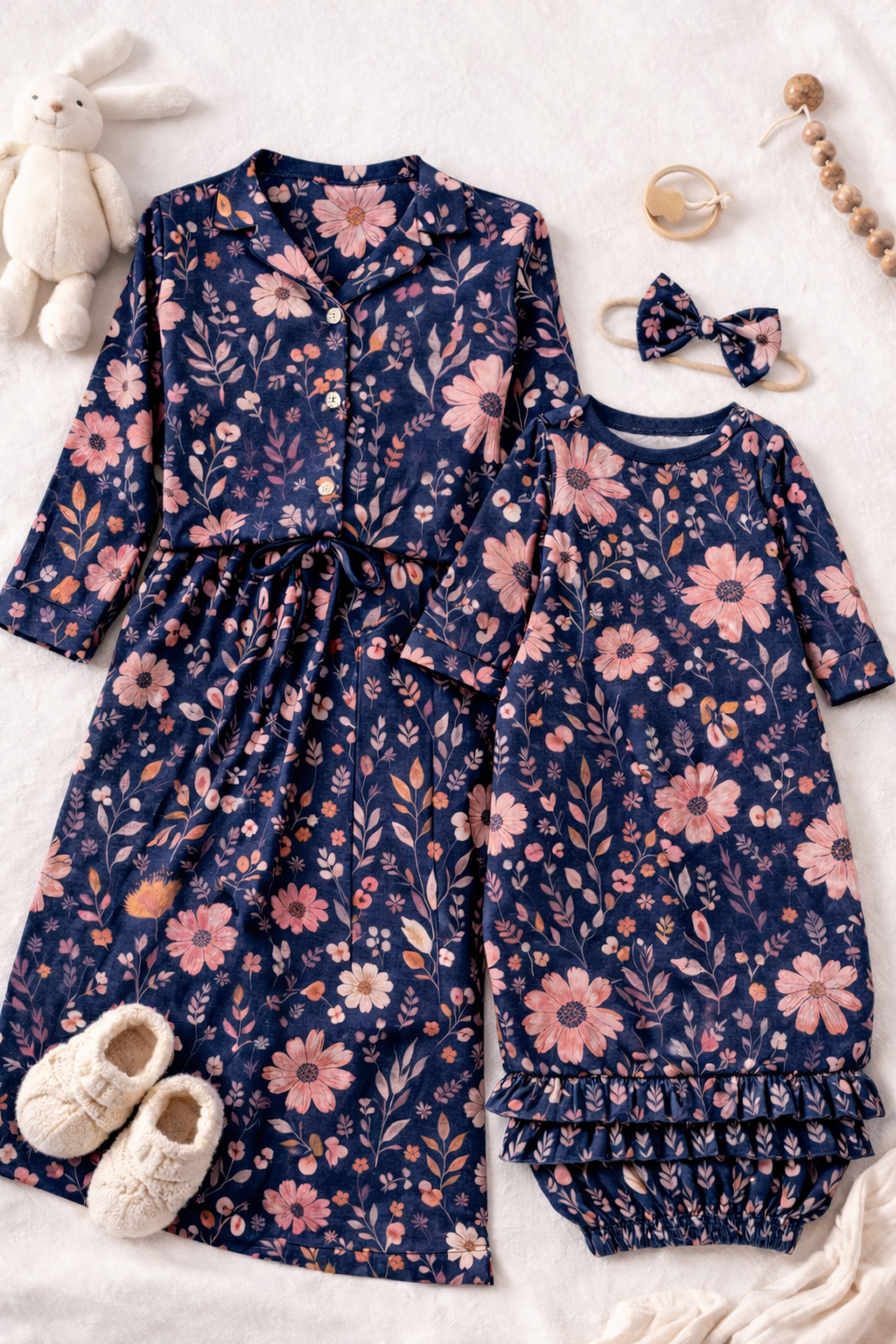 Women’s Button Front Sleep Set 31in