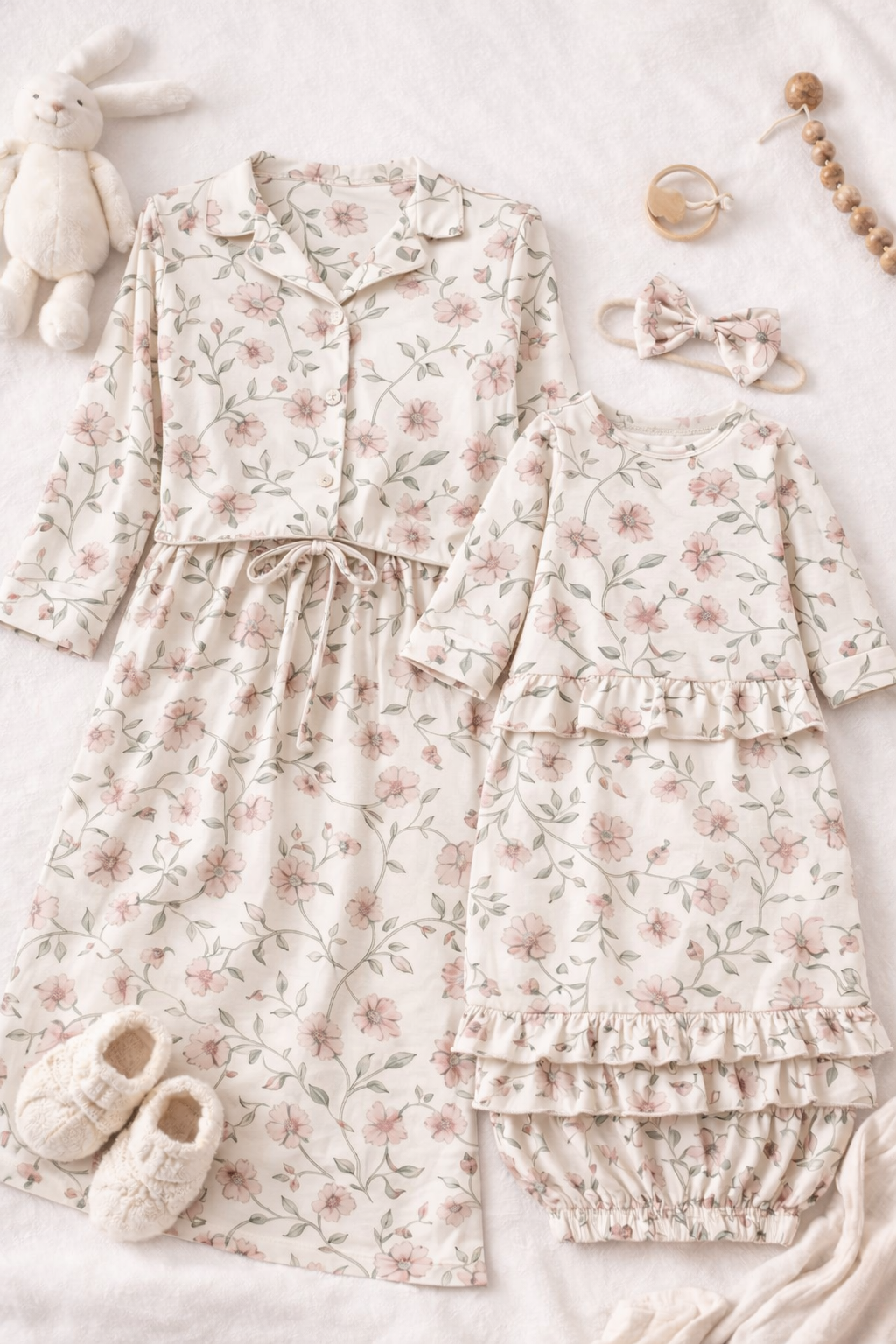 Women’s Button Front Sleep Set 31in