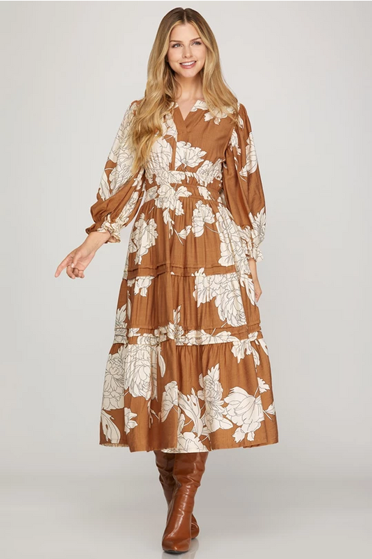 Poppies of Autumn Dress