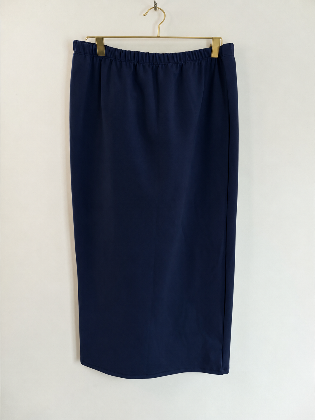 PREORDER Navy Blue Ponte Skirt - 36in