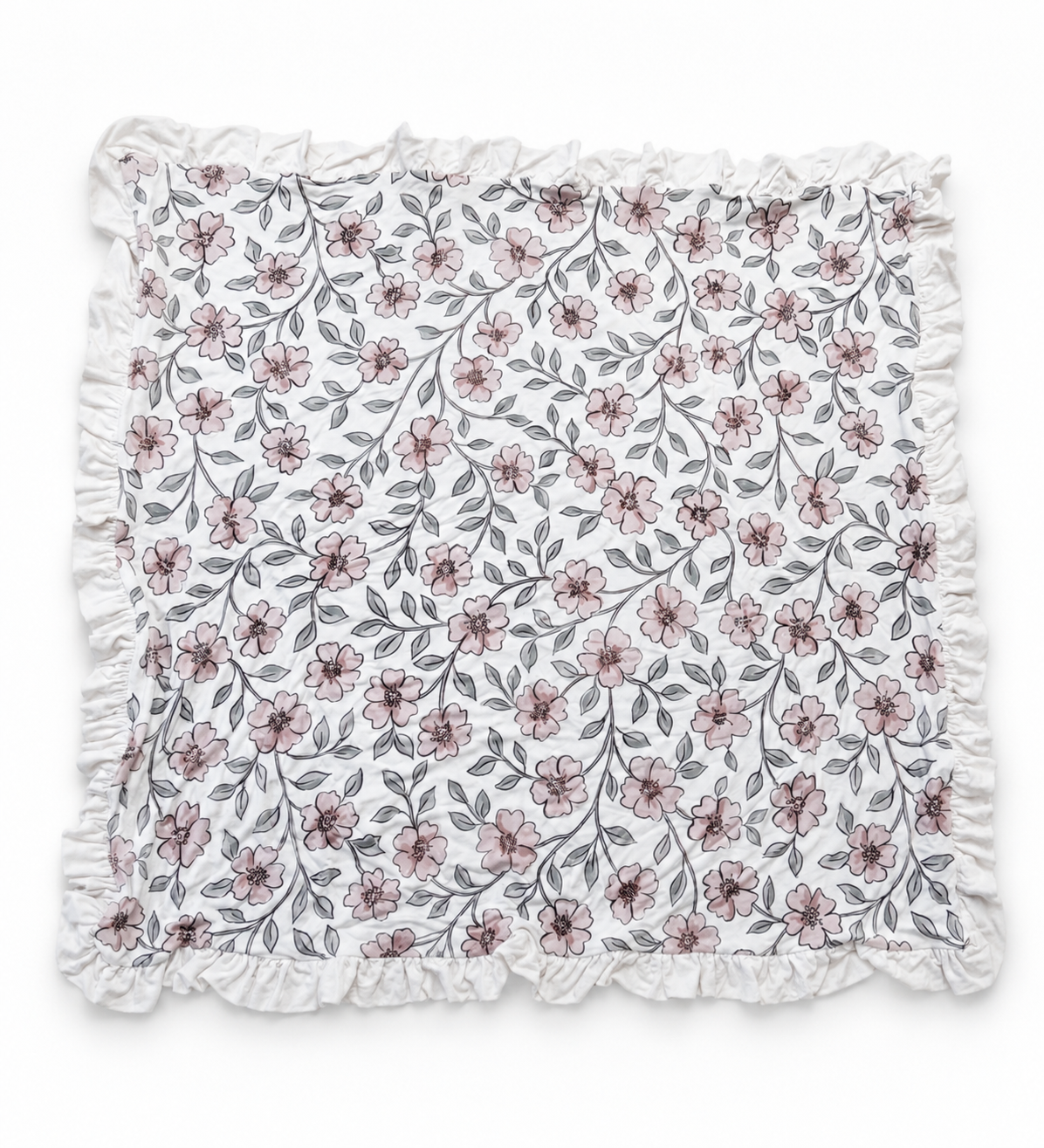 Bamboo Blanket with Ruffle
